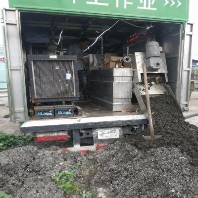 污泥净化处理，污泥干湿分离，污泥压干，污泥清理